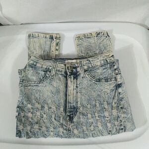 Aphrodite High Rise Acid Wash Highly Distressed Skinny Jeans - size 9